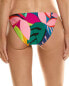 Фото #2 товара Trina Turk Rainforest Tie-Side Bikini Bottom Women's