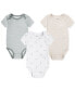 Фото #1 товара Baby Boys or Girls Essentials Bodysuits, Pack of 3