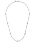 Sterling Silver Necklace, White Round-Cut Cubic Zirconia 7-Station Necklace (3-1/6 ct. t.w.)