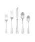 Фото #1 товара Riverridge Marina 46 Piece Monogrammed Flatware Set - V, Service for 8