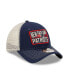 ფოტო #4 პროდუქტის Men's Navy, Natural New England Patriots Devoted Trucker 9TWENTY Snapback Hat