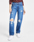 Фото #4 товара Low Pro Classic Straight-Leg High Rise Jeans