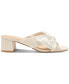 ფოტო #6 პროდუქტის Women's Debra Bow Slip-On Dress Sandals