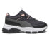 Фото #1 товара Puma Cassia Via Lace Up Womens Black Sneakers Casual Shoes 38922309