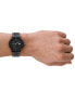 Men's Signatur Sport Three Hand Date Black Stainless Steel Watch 40mm