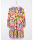 ფოტო #1 პროდუქტის Women's Plus Size Amy Art Floral Tunic Dress