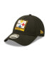 Men's Black Pittsburgh Steelers Framed Af 9Forty Snapback Hat