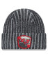 Фото #1 товара Men's Black Tampa Bay Buccaneers 2023 Salute To Service Cuffed Knit Hat
