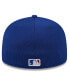Фото #3 товара Men's Royal Chicago Cubs 2024 Batting Practice 59FIFTY Fitted Hat