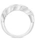 ფოტო #3 პროდუქტის EFFY® Men's Polished Chain Link Statement Ring in Sterling Silver