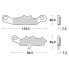 Фото #2 товара MOTO-MASTER Husqvarna/Kawasaki/Suzuki 093912 Sintered Brake Pads