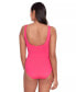 Фото #2 товара Ralph Lauren Ring Over The Shoulder One Piece Swimsuit size 6 Pink 303934