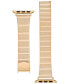 ფოტო #3 პროდუქტის Women's Rose Gold-Tone Stainless Steel Bar Bracelet Compatible with 38/40/41mm Apple Watch