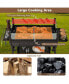 Фото #7 товара Stainless Steel Barbecue Charcoal Grills with Seasoning Racks & Storage Shelf