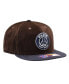 Фото #3 товара Men's Brown Paris Saint-Germain Cognac Snapback Hat