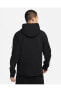 Tech Fleece Pullover Graphic Hoodie Siyah Erkek Sweatshirt