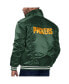 Фото #3 товара Levi’s x Starter Men's Green Green Bay Packers Silver Tab Trucker Full-Snap Jacket