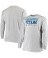 Фото #1 товара Men's Big and Tall Heathered Gray Tennessee Titans Practice Long Sleeve T-shirt