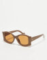 AIRE sauron sunglasses with brown lens in taupe