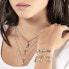 Silver necklace with ring for Storie pendants RZC005