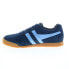 Фото #5 товара Gola Harrier Suede CMA192 Mens Blue Suede Lace Up Lifestyle Sneakers Shoes 8