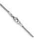 Фото #2 товара Chisel stainless Steel Antiqued 2.25mm Box Chain Necklace