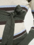 Mamalicious Maternity stripe knitted midi dress in multi