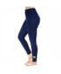 Фото #1 товара Women's Navy Michigan Wolverines Fleece Leggings