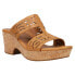 Фото #2 товара Baretraps Blenda Perforated Wedge Womens Beige Casual Sandals BT-S2311037-012-2