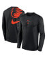 ფოტო #1 პროდუქტის Men's Baltimore Orioles Large Swoosh Back Legend Performance T-Shirt