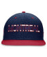 ფოტო #3 პროდუქტის Men's Navy, Red Montreal Canadiens Authentic Pro Rink Two-Tone Snapback Hat