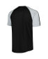 Фото #4 товара Men's Black Chicago White Sox Button-Down Raglan Fashion Jersey