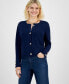 Фото #1 товара Petite Button-Cuff Cardigan, Created for Macy's