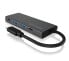 Фото #1 товара USB-концентратор USB 3.2 Gen 2 (3.1 Gen 2) Type-C и Type-A ICY BOX IB-HUB1428-C31