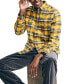 Фото #4 товара Men's Double Pocket Plaid Flannel Shirts