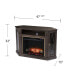 Ahle Electric Fireplace with Media Storage