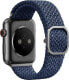 Фото #3 товара Аксессуар для умных часов Uniq Apple Watch 40/38mm Aspen плетеный сине/оксфордский синий
