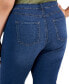 Фото #7 товара Plus Size Mid-Rise Curvy Capri Jeans, Created for Macy's