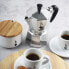 Фото #9 товара Турка для кофе BIALETTI Moka Express - алюминиевая - черная - на 2 чашки