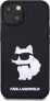 Karl Lagerfeld Karl Lagerfeld KLHCP14M3DRKHNK iPhone 14 Plus 6.7" czarny/black hardcase Rubber Choupette 3D