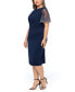 ფოტო #5 პროდუქტის Plus Size Beaded-Sleeve Dress