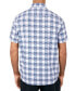 Фото #2 товара Men's Regular Fit Non-Iron Performance Stretch Floral Check Print Button-Down Shirt