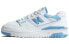 Фото #1 товара New Balance NB 550 减震防滑耐磨 低帮 复古篮球鞋 女款 天蓝白 / Кроссовки New Balance NB 550 BBW550BC