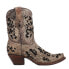 Corral Boots Ld Inlay & Crystals Sequins Ankle Snip Toe Cowboy Booties Womens Si