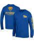 ფოტო #1 პროდუქტის Men's Royal Pitt Panthers Team Stack Long Sleeve T-shirt