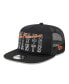 Фото #2 товара Men's Black San Francisco Giants Street Team A-Frame Trucker 9FIFTY Snapback Hat