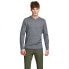 JACK & JONES Basic Knit V-Neck Twisted With Jet Stream Sweater