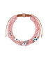 ფოტო #1 პროდუქტის Vision of Love - Rose Quartz Evil Eye Bracelet