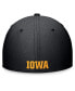 Men's Black Iowa Hawkeyes 2024 On-Field Swoosh Flex Hat