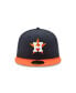 Фото #5 товара Men's Navy, Orange Houston Astros 2022 World Series Champions Side Patch 59FIFTY Fitted Hat